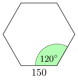 Regelmässiges Sechseck